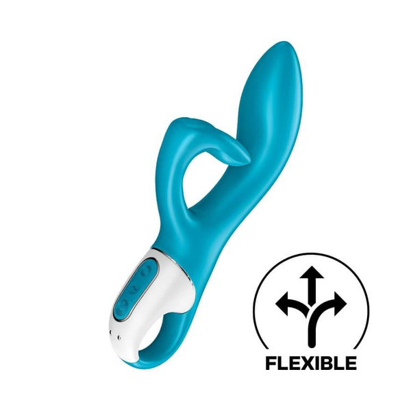 Вібратор-кролик Embrace me Turquoise Satisfyer