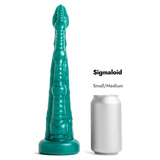 Dildo Sigmaloid Soft Metallic Green Vac S/M Mr Hankeys 