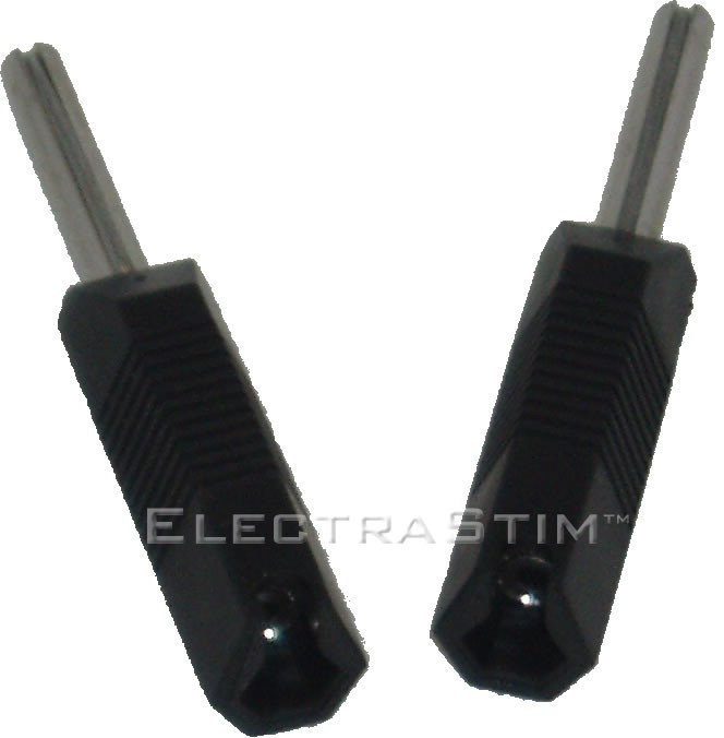 ElectraStim Adapter Kit - 2mm Pin to 4mm Banana Plug Converter Kit 2 pack