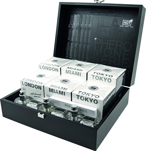 Набір для жінок Pheromone Perfume woman 6x30 ml Wood box HOT