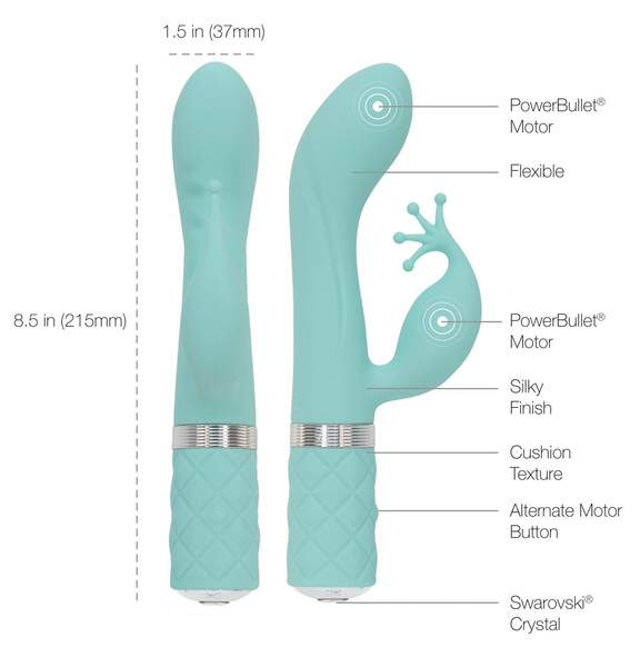 Kinky Teal PILLOW TALK