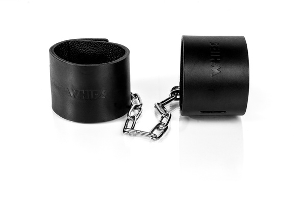 Black Locking Cuffs Size L Primal Bond Whips