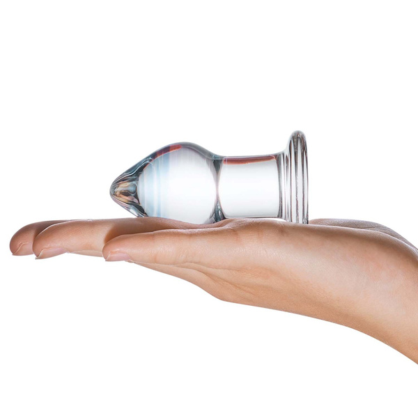 Скляний Корок Анальний Amethyst Rain S Butt Plug Glas