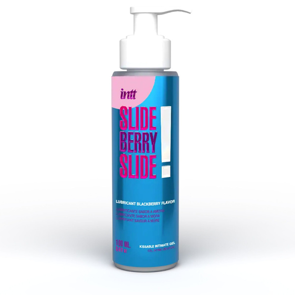 Їстівний лубрикант з ожиною Slide Berry Slide! 100ml intt