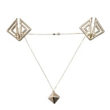 Zaciski Nipple Clamps With Heavy Pendant Gold LOCKINK