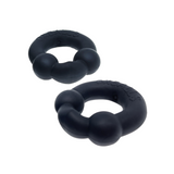 Ultraballs Cockring Special Edition Night 2 Pcs Black Oxballs