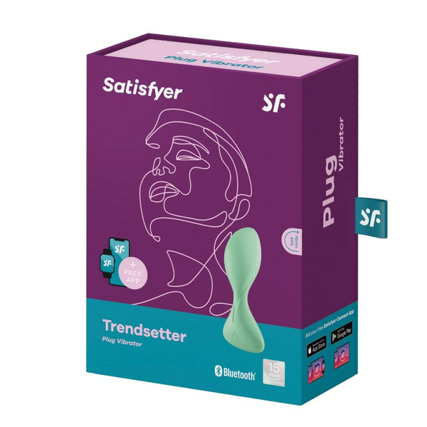 Вібратор Plug-Vibrator Trendsetter Connect App Light Green Satisfyer