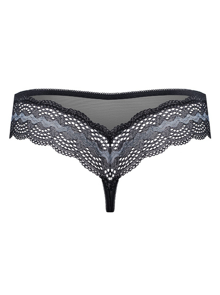 869-THO-1 black thongs L/XL