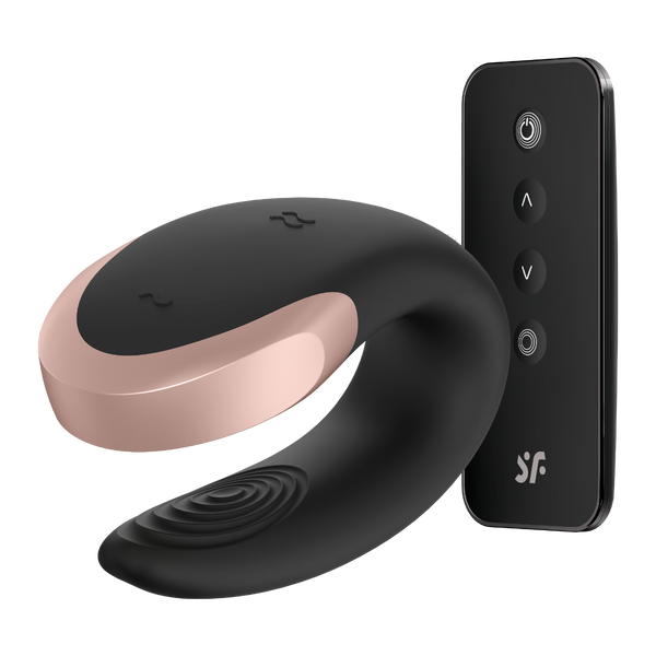 Вібратор для пар Satisfyer Double Love Чорний