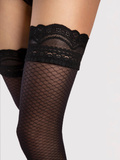 Pończochy Dolcezza 20 Den Black L / 4 Fiore