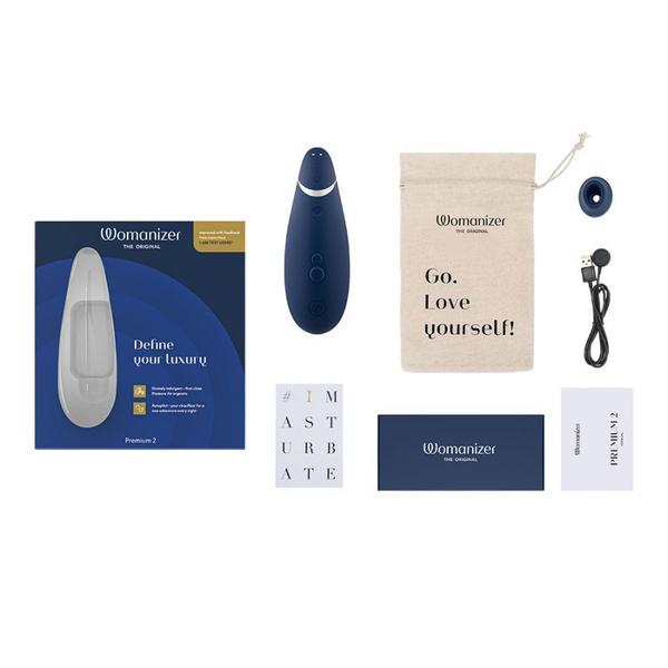 Stymulator Łechtaczki Premium 2 Blueberry Womanizer