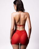 Reina Red спідничка червона XS/S Promees