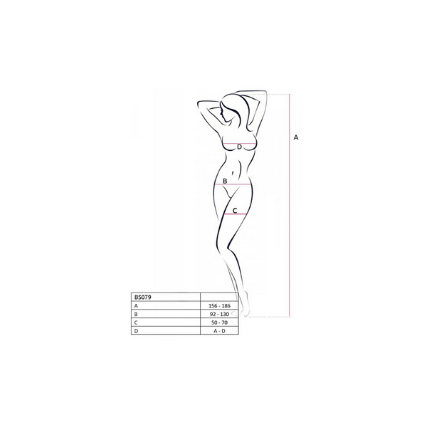 Bodystocking BS079 Black Passion