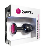 Korek analny z kulką Geisha Plug Ruby M Marc Dorcel