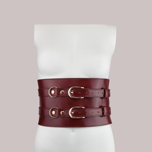 Пояс для зв'язування Wine Red Waist Cuff S Size Liebe Seele