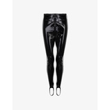 Legginsy z zamkiem z lacku czarne L HellRider