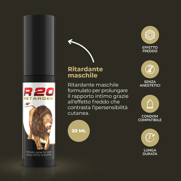 Охолоджуючий спрей для затримки R20 20Ml IntimateLine