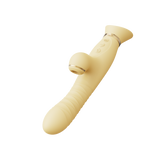 Вібратор Багатофункціональний Rose Thruster Lemon Yellow Zalo