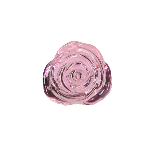 Rosy Luxurious Glass Anal Plug PILLOW TALK
