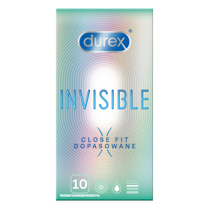 Durex Invisible Close Fit 10 szt.