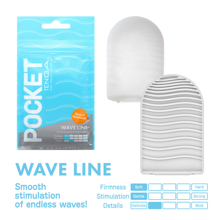 Tenga - Pocket Stroker Wave Line