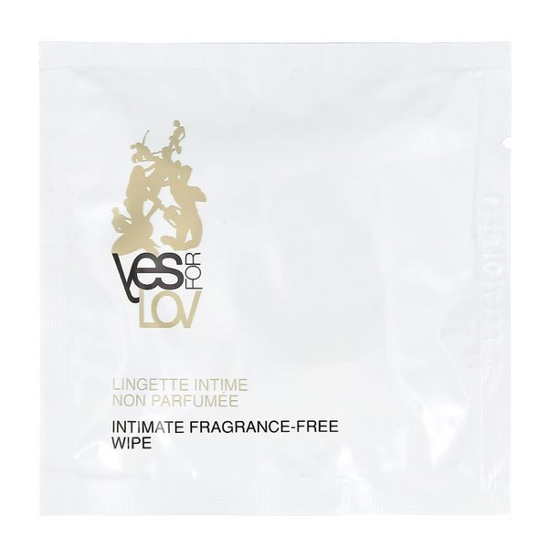 YESforLOV Intimate Fragrance-Free Wipes - Fragrance-Free Intimate Hygiene Wipes 10 pcs.