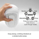 Tenga Flip Zero Electronic Vibration White wibrujący masturbator biały