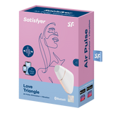 Stymulator Łechtaczki Z Aplikacją Love Triangle White Satisfyer