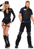 Przebranie Policjantki Swat Team Babe Bodysuit L Leg Avenue