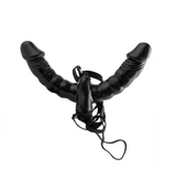 Uprząż Fetish Fantasy Vibrating Double Delight Strap-On Pipedream