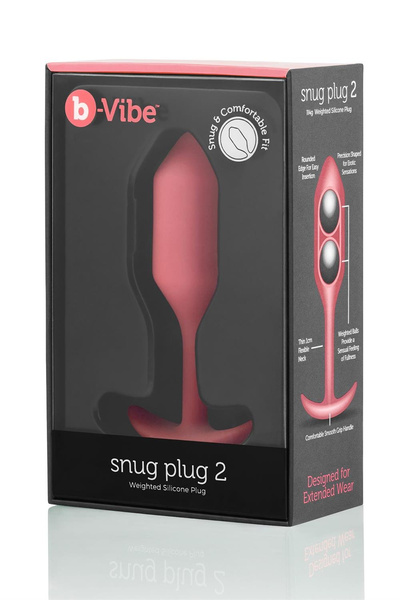 Анальний пробка Snug Plug 2 Coral b-Vibe