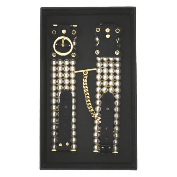 Kajdanki na nadgarstki BDSM Soirée Pearl Handcuffs Guilty Pleasure