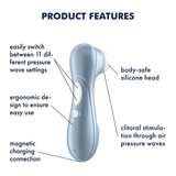 Clitoral Stimulator Pro 2 Blue Satisfyer