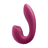 Wibrator z bezdotykowym stymulatorem łechtaczki Satisfyer Sunray Connect App Berry