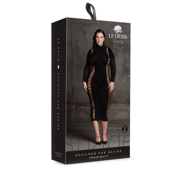 Sukienka Midi Carme Xl Dress With Turtleneck Black Osx Le Désir