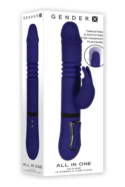 Вібратор Кролик All In One Gender X