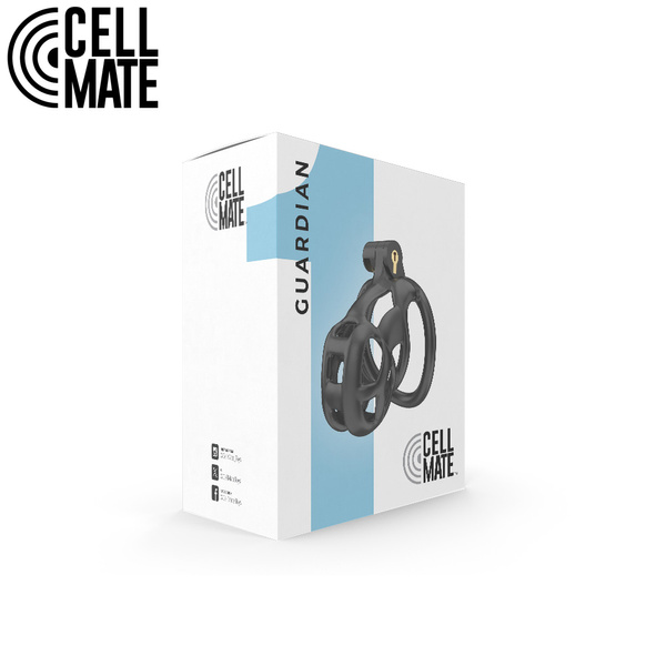 Пас цноти Guardian Chastity Cage Black Size 1 CELLMATE