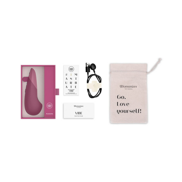 Womanizer Vibe Dusty Pink Clitoral Stimulator