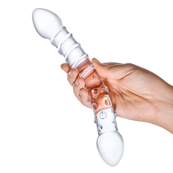Двостороннє Скляне Ділдо Double Trouble S Dildo Glas