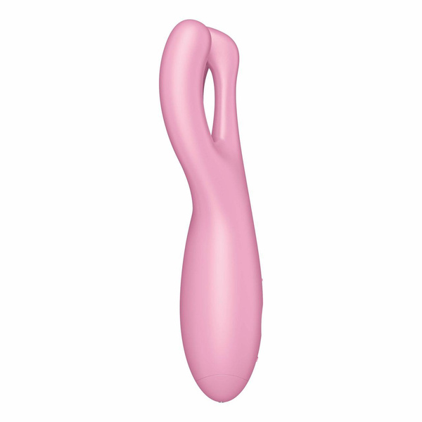 Вібратор для клітора Threesome 4 Connect App Pink Satisfyer