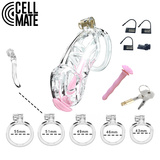 Guardian Chastity Cage Clear Size 4 CELLMATE