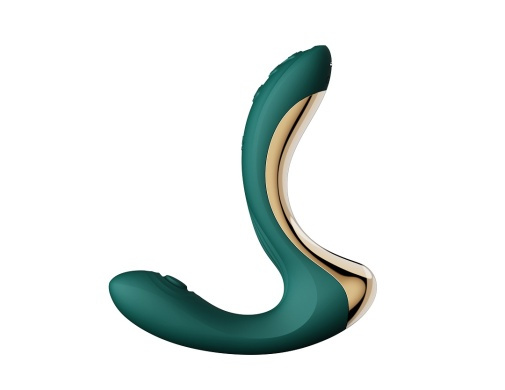 Wibrator Do Punktu G Ze Stymulatorem Talis Turquoise Green Zalo