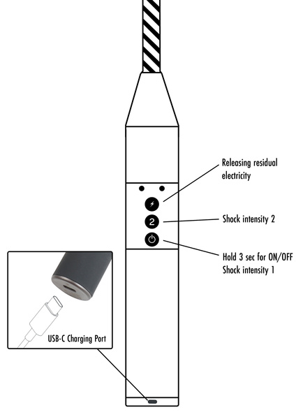 Палиця Extreme Electro Cane Hidden Desire