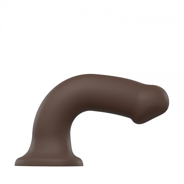 Wyjątkowo Miękkie Dildo Silicone Bendable Dildo Double Density Xl Chocolate Strap-on-me