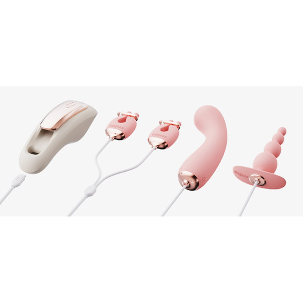 Qingnan No.6 Wireless Control Wearable Vibrator Beige