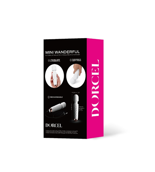 Wibrator różdżka Mini Wanderful White Dorcel