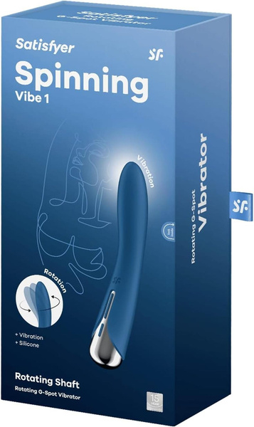 G-spot vibrator Spinning Vibe 1 Blue Satisfyer