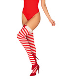 Obsessive Kissmas stockings red  S/M