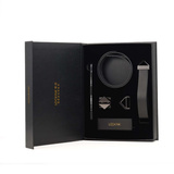 Нашийник зі шлеєю Collar With Leash Set Black LOCKINK