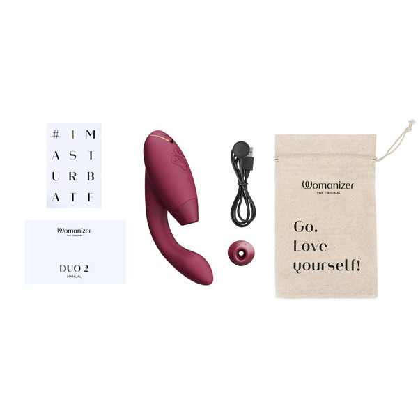 Stymulator Łechtaczki Duo 2 Bordeaux Womanizer